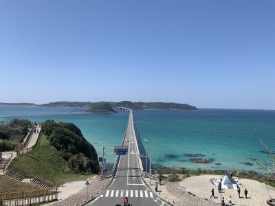 2023 3月　関門海峡を歩いて渡ってフグ食べて　角島大橋はとても見栄えの良い橋だったよ後編