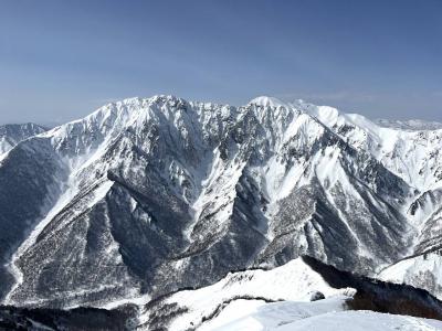 2月の白毛門　日帰り雪山登山