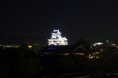 初めての熊本２日間【１日目後編】アミュプラザくまもと、HERO海熊本駅前店、夜の熊本市役所展望台