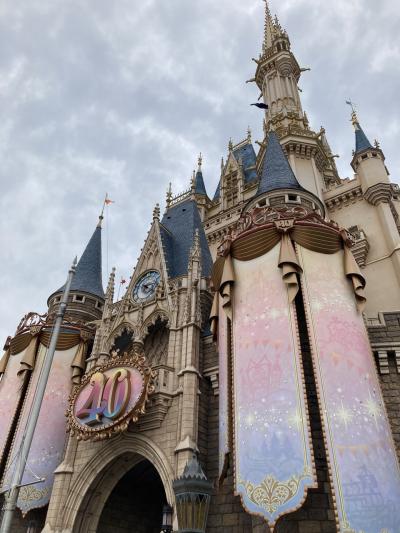 東京ディズニーランド40周年が始まるちょっと前にいってきた。