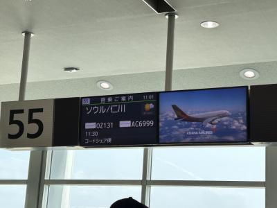 2023.3.10 アシアナ航空 OZ131 福岡→ソウル／仁川