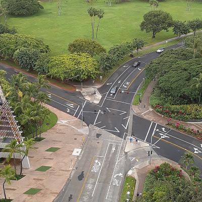 ３年ぶりハワイ　「スクランブル交差点」になっている。驚き～！ その-４