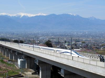 笛吹市・桃源郷ウォークとリニアモーターカー