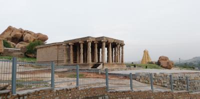 【インド】世界遺産ハンピの建造物群めぐり　その1