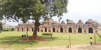 【インド】世界遺産ハンピの建造物群めぐり　その3　王宮地区