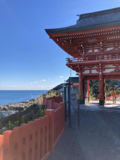 冬の日南海岸の旅、鵜戸神社と城めぐり