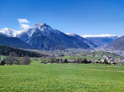 4日目前編 スイス スイスからイタリアへのシンプロン峠は景色最高のルート