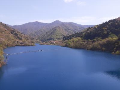 春旅　四万温泉と、奥四万湖～コバルトブルー