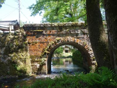 武生の登録有形文化財「宮橋」。すばらしいレンガ造りの橋です。