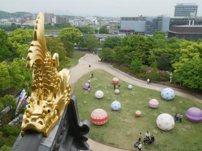 2023GW岡山広島旅行①　岡山市コミュニティサイクルももちゃりで岡山市内観光！まずは岡山城へ