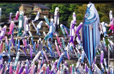 大観峰からの杖立温泉鯉のぼりまつり＠3泊4日で九州5県まわってしまった　2日目