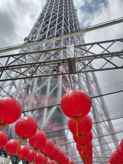 東京スカイツリー台湾祭とついでの天望デッキへ