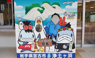 JR東日本パスで行く東北鉄印旅(2) 浄土ヶ浜を散歩する