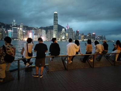 【香港】 スターフェリー乗船と尖沙咀から見る夜景2023 【中環・尖沙咀】