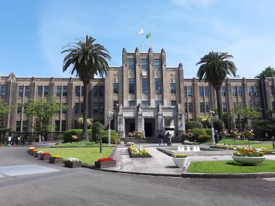 宮崎空港から3 アートホテル宮崎に宿泊。宮崎県庁。宮崎空港ラウンジ。