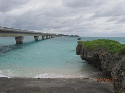 宮古の４日間（２２）宮古ブルーの海。