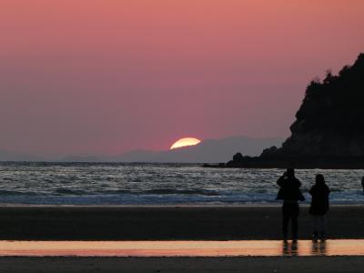 【2023年　香川】５　父母ヶ浜の絶景が撮れる3つの条件は干潮・夕暮れ・無風。1つ欠けたら？