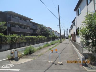 流山市の美原・上野牧野馬土手・美原住宅街
