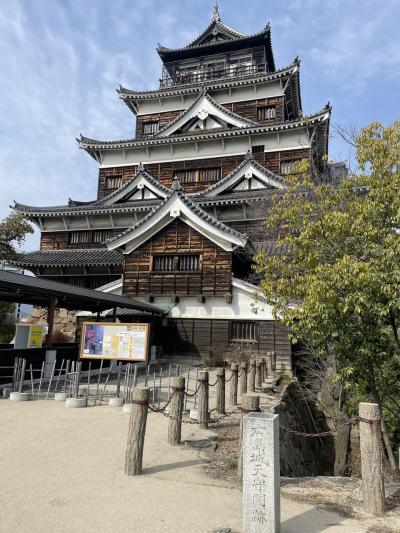 広島の旅。お城めぐりは広島城。 & ヒルトン広島プレジデンシャルスイートに泊まることになった話。