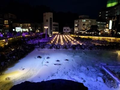 草津温泉、湯畑近くの温泉宿に泊まる