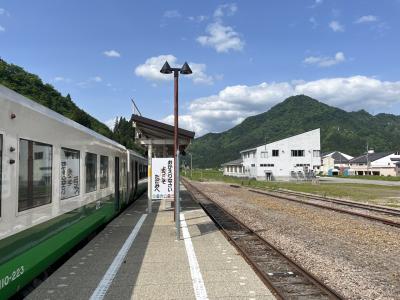 2023年5月春の週末一泊一人旅～福島県奥会津②：JR只見線（小出→会津川口）～