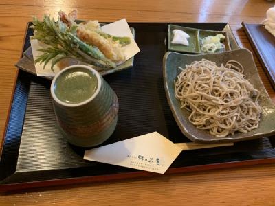 野の花庵で手打ち蕎麦を