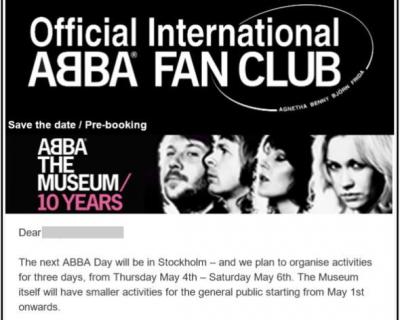 ABBA the Museum 10周年 オフィシャルファンクラブ貸し切りイベント レポート
