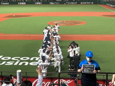 交流戦観戦日記　セリーグ首位の阪神戦