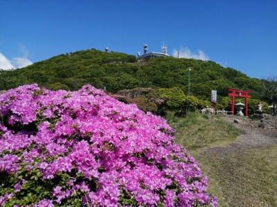 ’２３　大分温泉旅４　鶴見岳のミヤマキリシマ①（別府ロープウェイ～鶴見山上駅周辺散策）