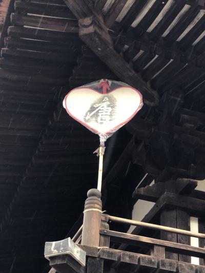 4年ぶりの「うちわまき」、準備はしたつもり。だったが。。