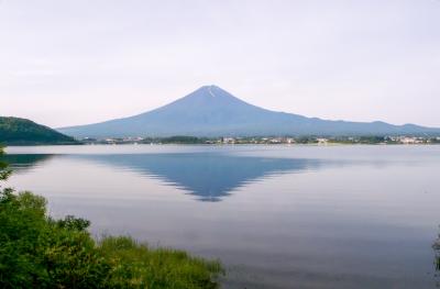 河口湖までチャリで