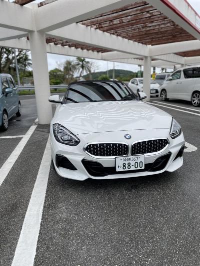 2023 沖縄　4  BMW Z4 で巡る海中道路　しかし雨…