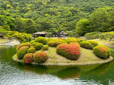 ②松山城～道後温泉～栗林公園