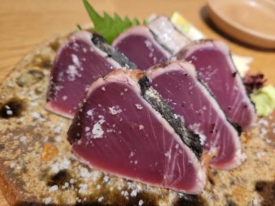 カツオのたたきを食べに3回目の高知