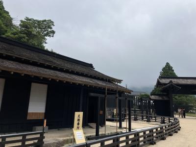 日帰りで犬と一緒に箱根関所箱根園水族館に行きました。