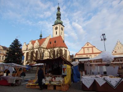 久々のヨーロッパはチェコでクリスマスマーケット巡り【４４】朝のターボルの町並み