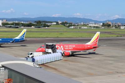 FDAに搭乗して小牧空港から丘珠空港へ