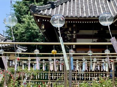 奈良　おふさ観音　風鈴まつり