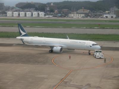 キャセイパシフィック航空のA321neo福岡参上！福岡空港に行ったの巻