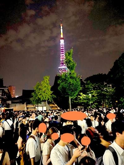 【東京良爺散歩　Tokyo Easy Sampo　夏の港区】七夕の夜の増上寺のお疲れ散歩の巻