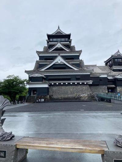 日帰りですが初めて熊本県へ、そして熊本城観光へ。