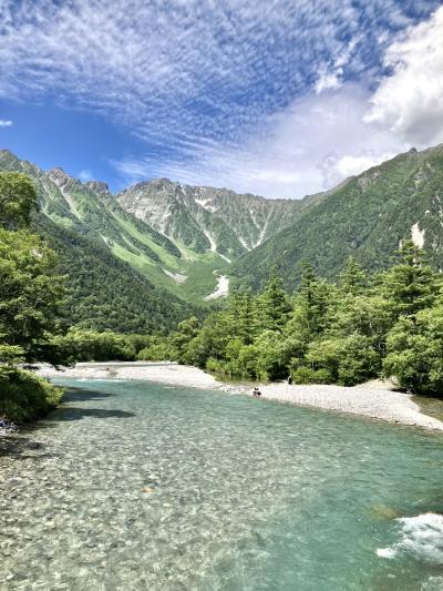 上高地で癒し旅