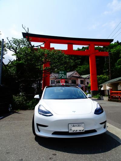 普通のドライバーがTesla Model3をレンタカーで借りてみた。（東京ｘ箱根日帰り旅行）