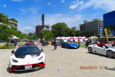 出張ついでの…＃43-7  (^^ゞ 屋根のない美術館　Lamborghini Hanabata Hiroba 