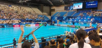 頑張れ日本! 世界水泳 in 福岡