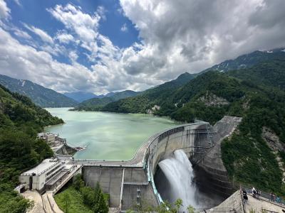 夏の黒部ダム・白馬旅行①