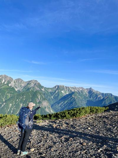 2023 北アルプス常念岳、蝶ヶ岳縦走登山