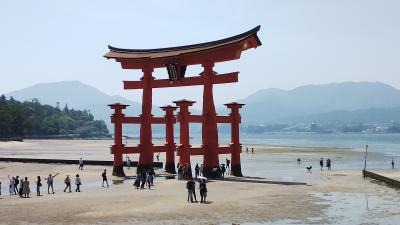 サミット2023直前の広島3日間の旅～2日目　連れと合流し厳島神社へ