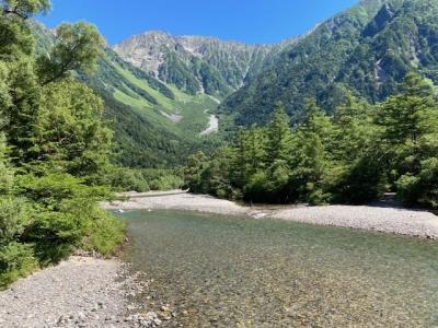 上高地西糸屋山荘に泊まる。