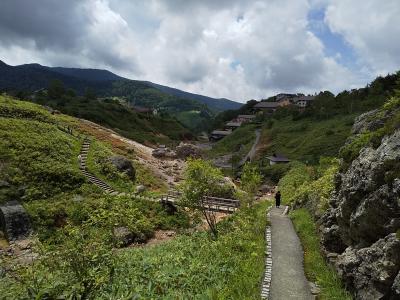 万座温泉4　熊四郎洞窟・万座湯畑散策